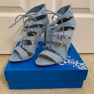 Baby Blue Madden Girl Heels